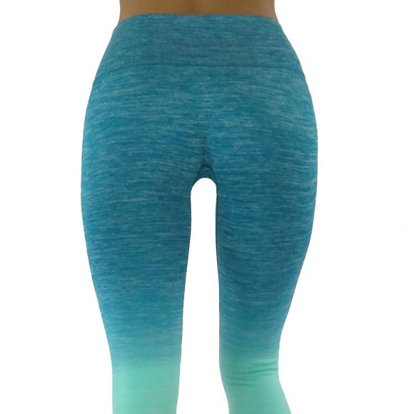 Ombre leggings yoga pants seamless compression - Picture 4 of 5